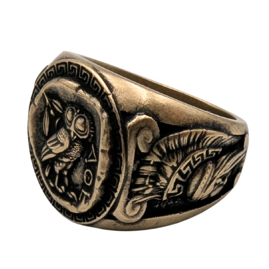 Athena Greek Ring