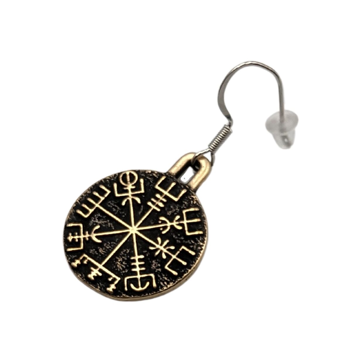 Vegvisir earrings Bronze
