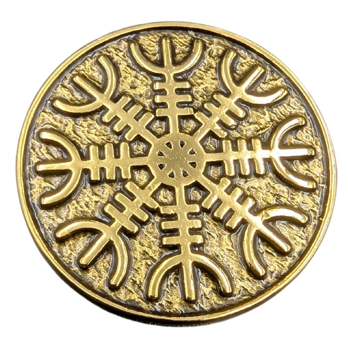 Helm of Awe custom coin Gold plating