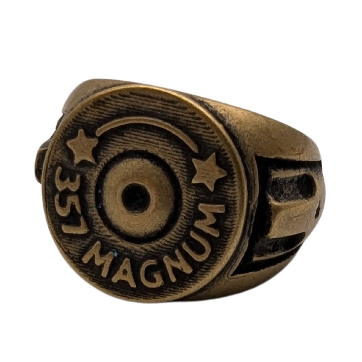357 Magnum ring 6 US Bronze with patina