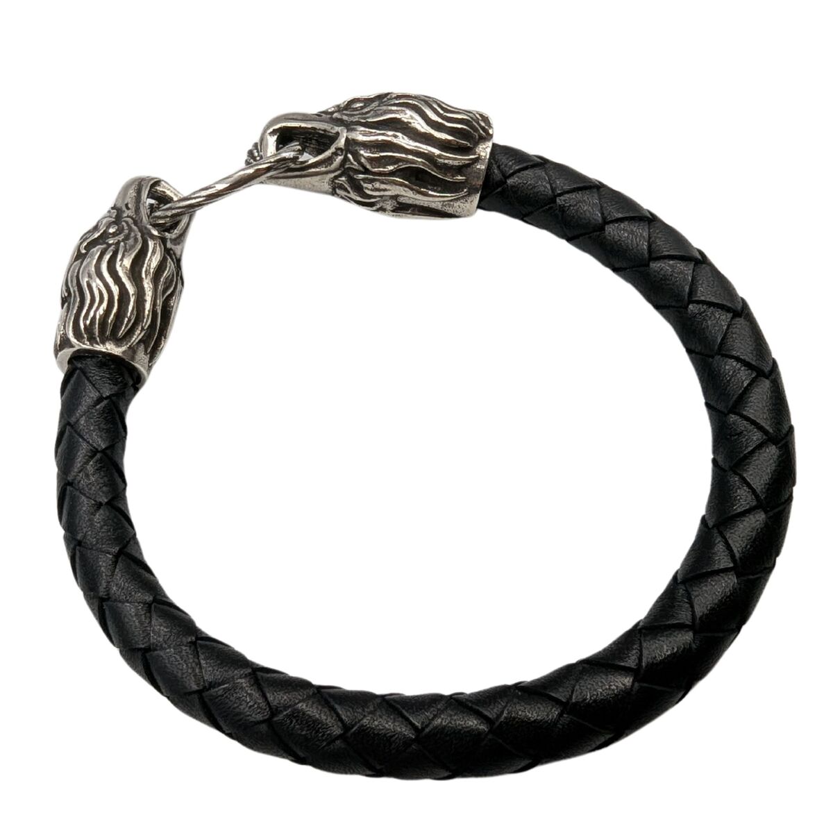 Eagle leather bracelet