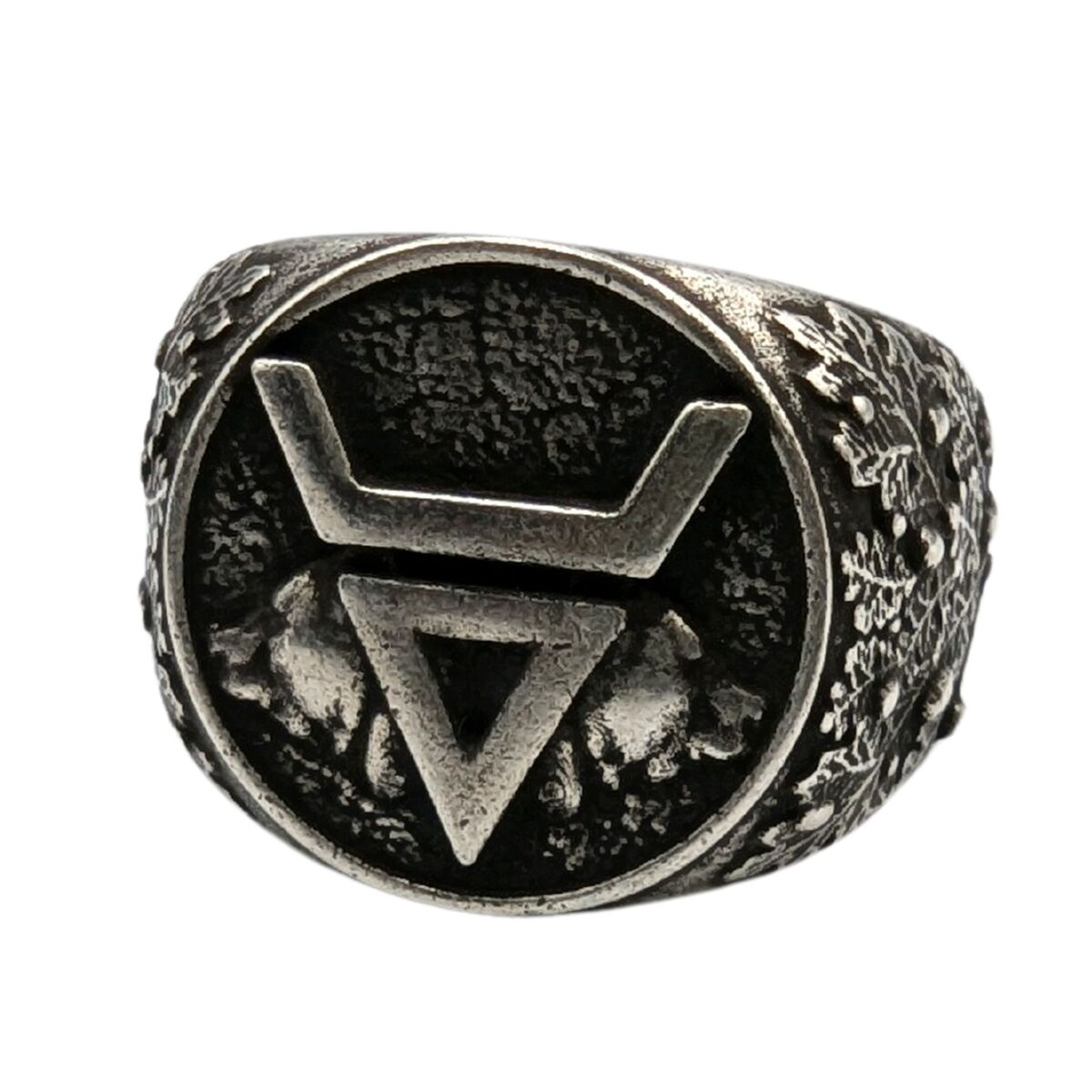 Veles Slavic ring 6 US Silver plating