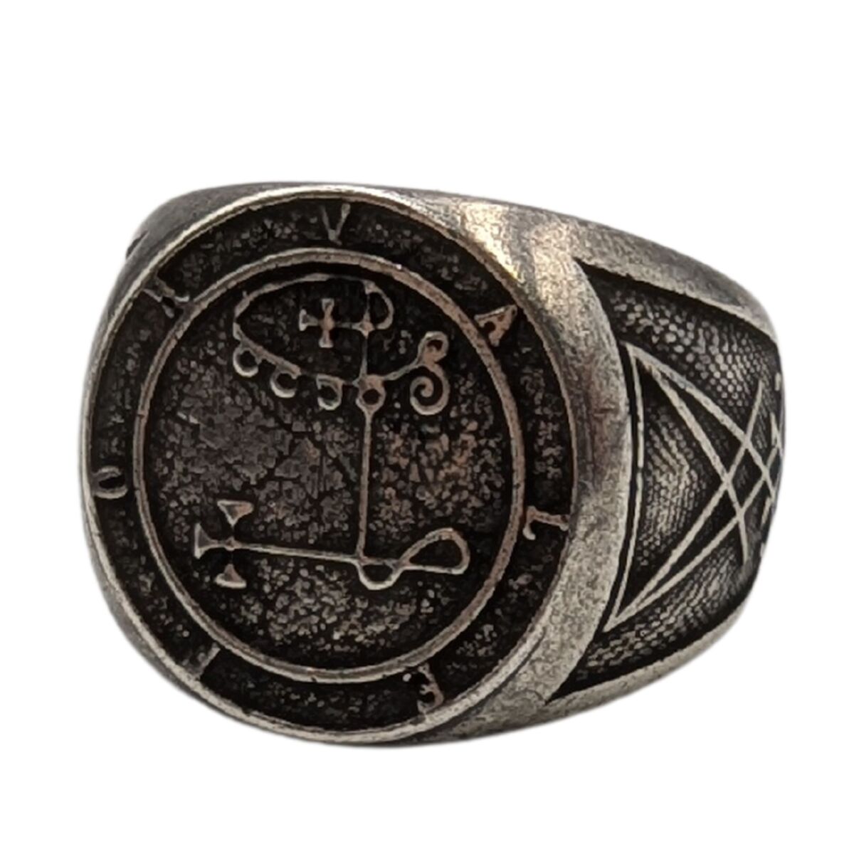 Valefor sigil ring 6 US Silver plating