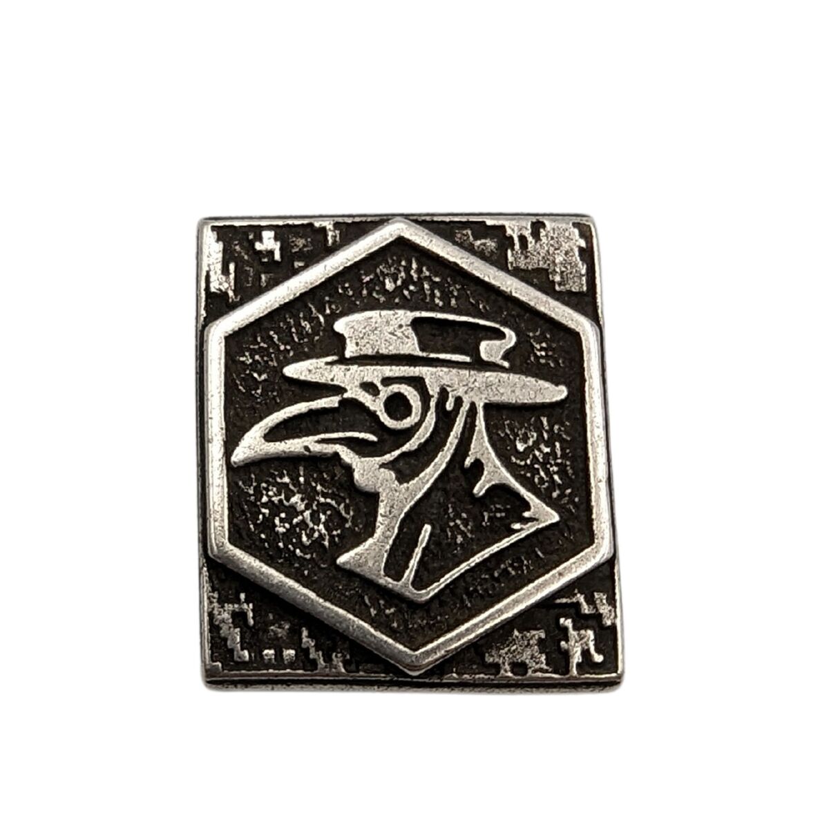 Plague Doctor Molle clip Silver plated  