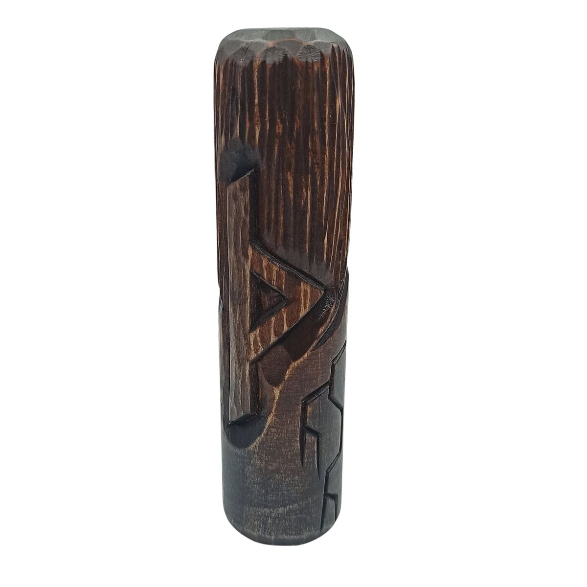 Norse God Thor wood carved figurine