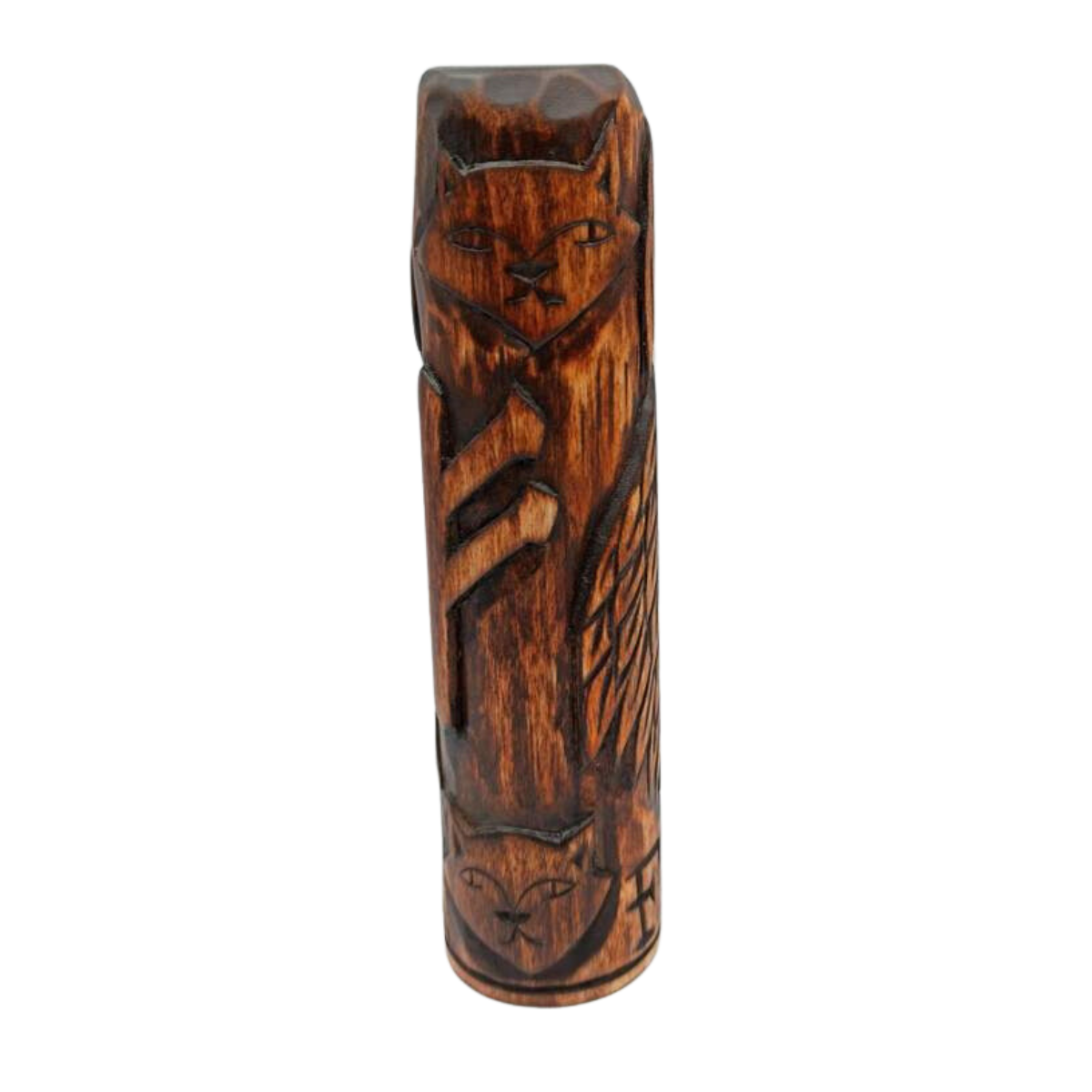 Freya goddesse wood carved statue