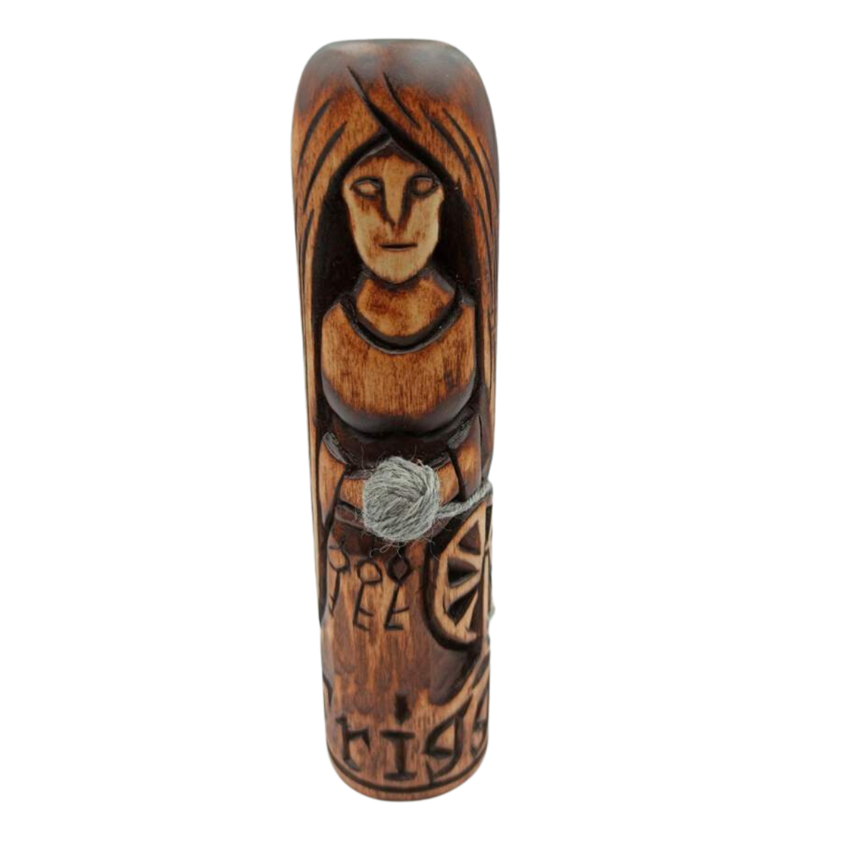 Frigga wooden statue
