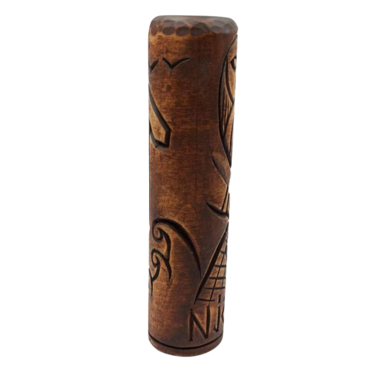 Njord wooden statue