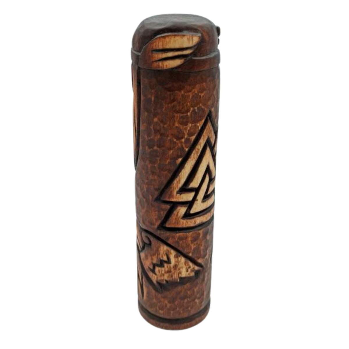Odin wood carved figurine