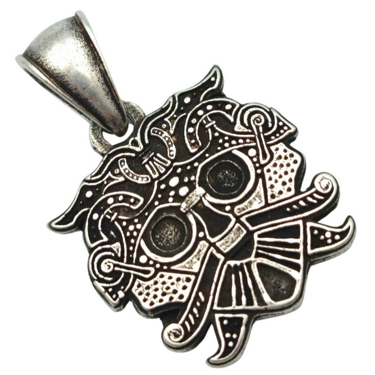 Loki mask pendant