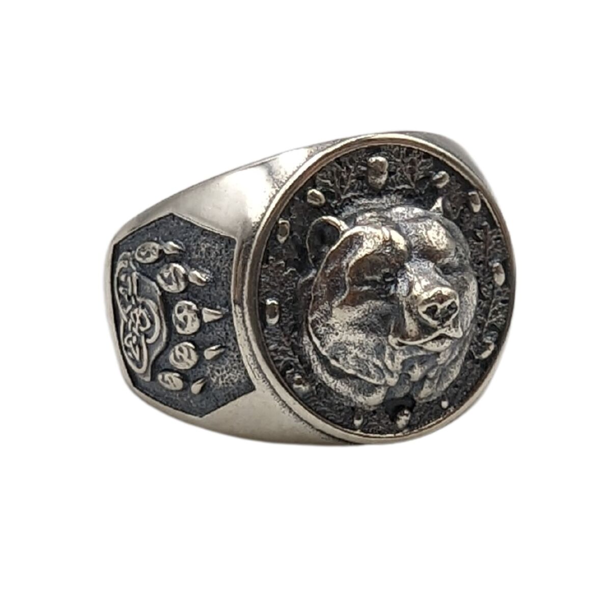 Viking bear ring