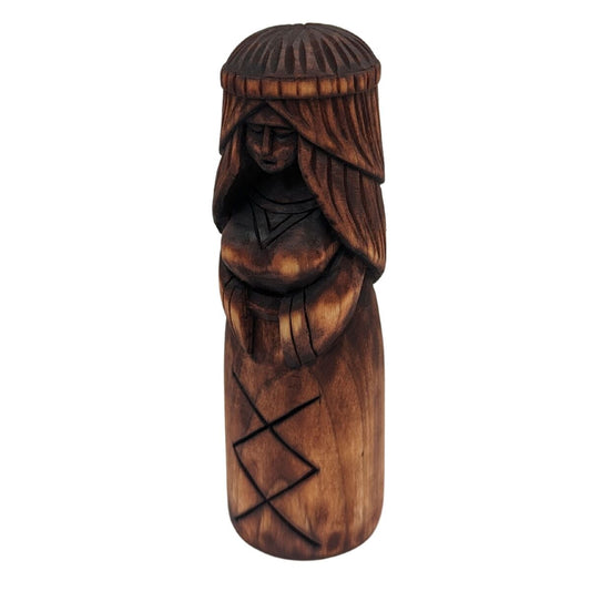 Freya wooden figurine