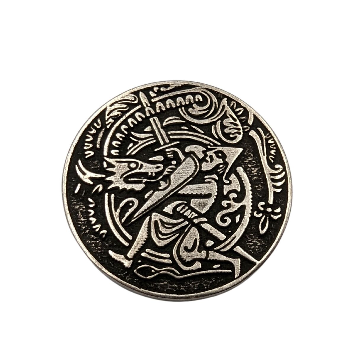 Helm of Awe custom coin
