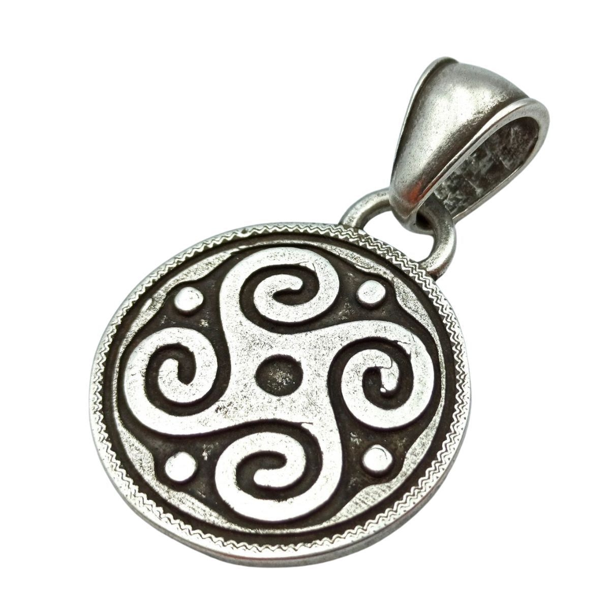 Slavic Solar petroglyph sun pendant