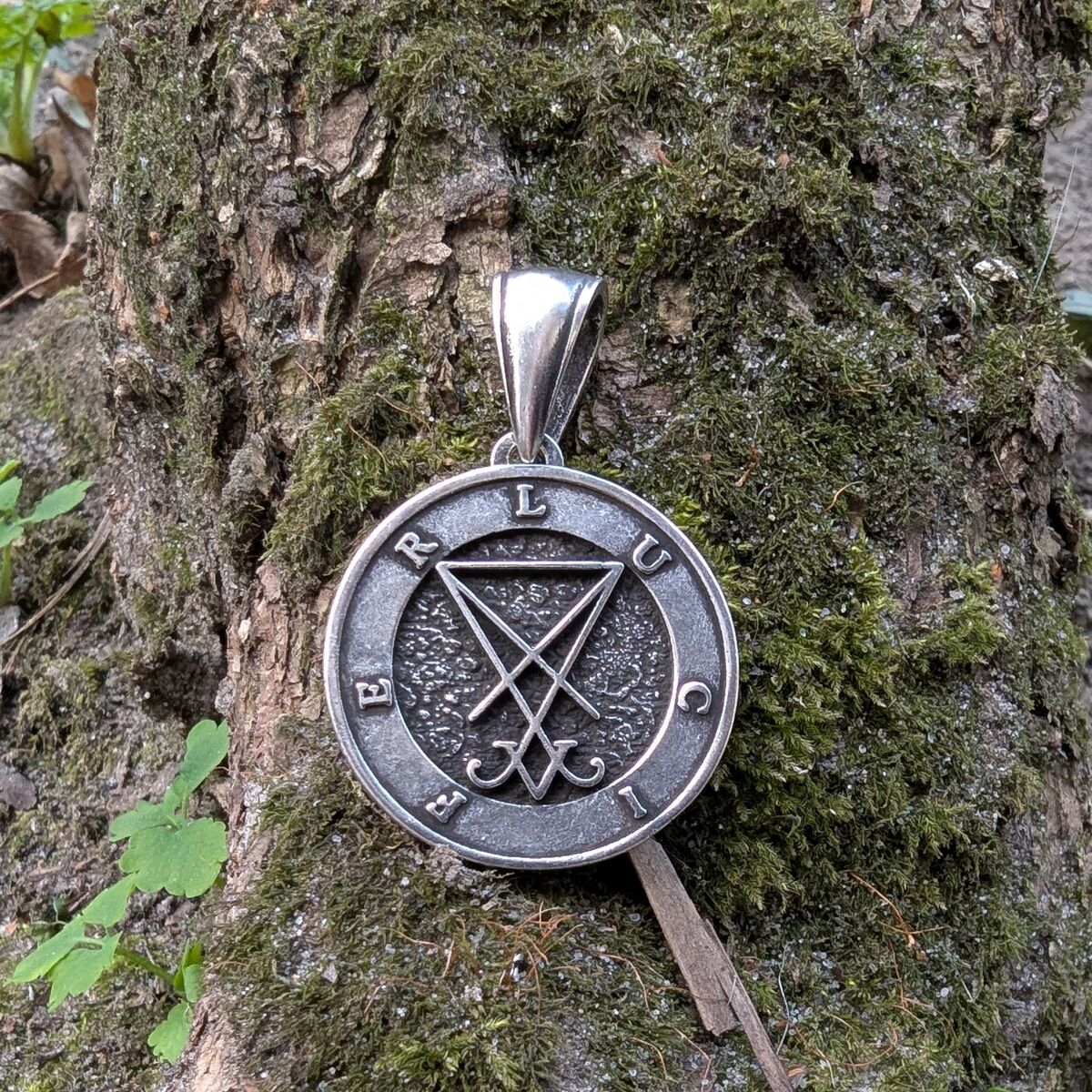 Lucifer sigil pendant