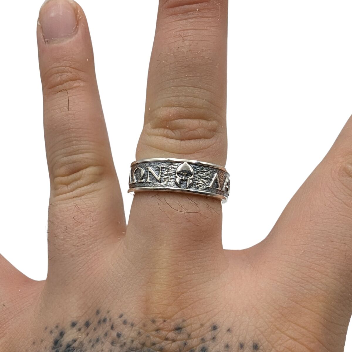 Molon Labe ring