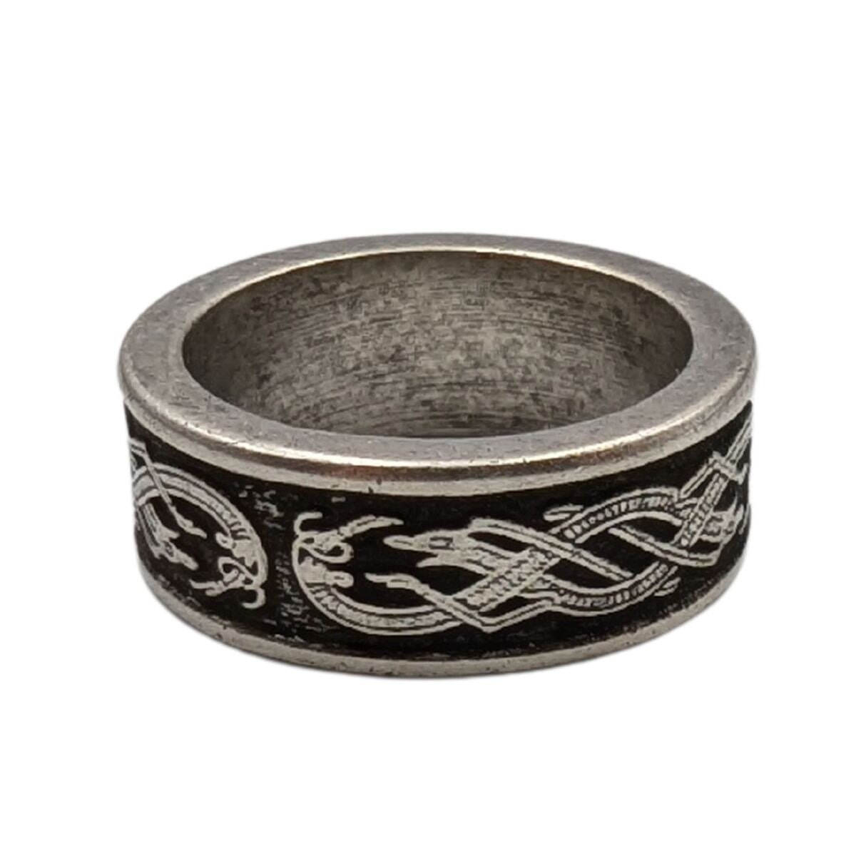 Jelling ornament ring 6 US Silver plating