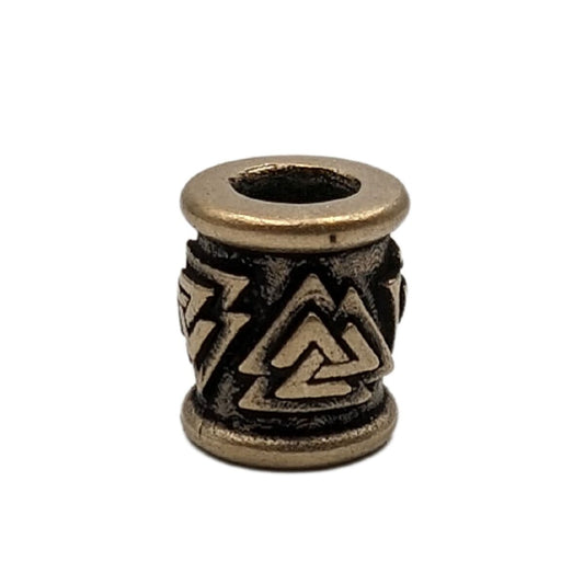 Valknut paracord bead