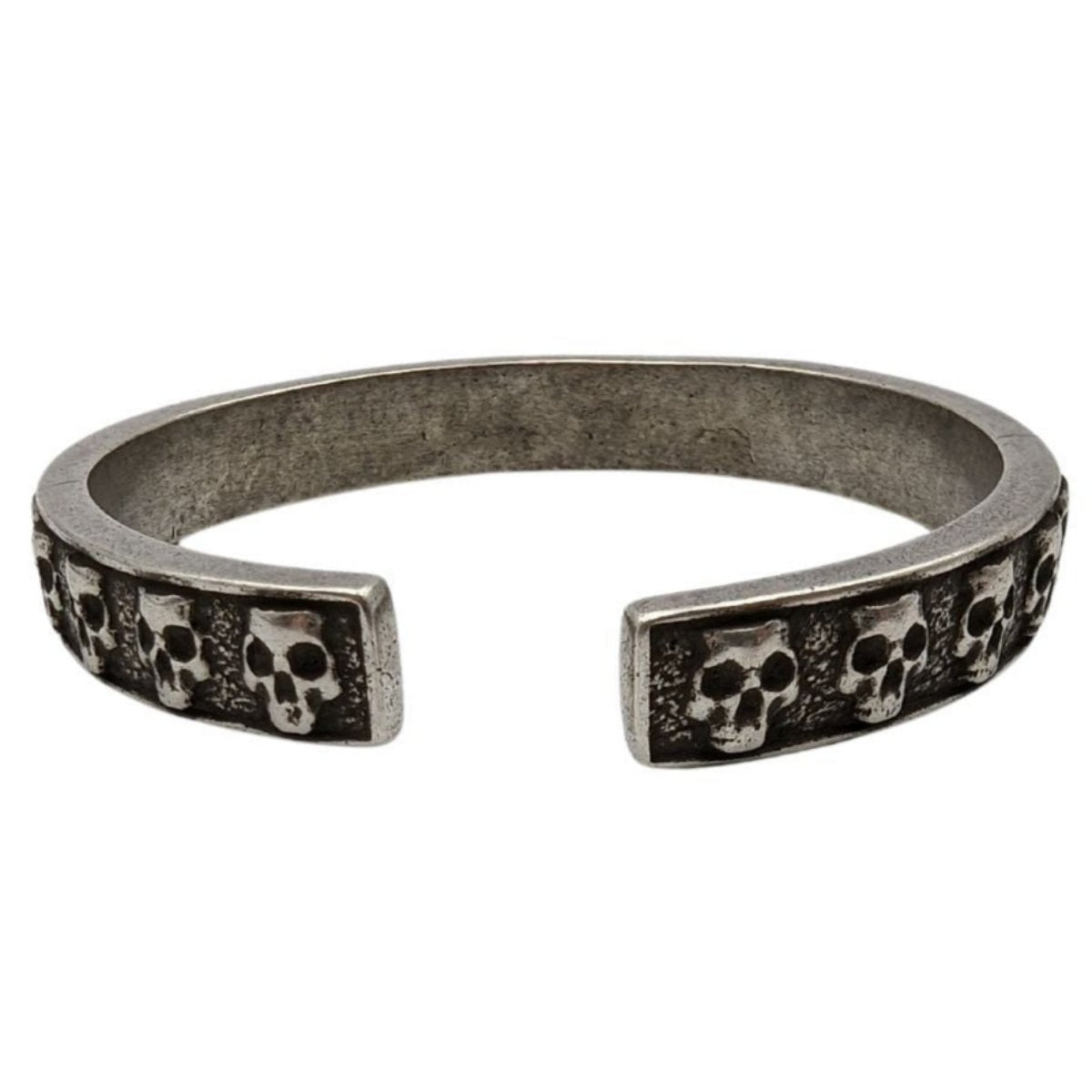 Heavy skull arm ring bracelet