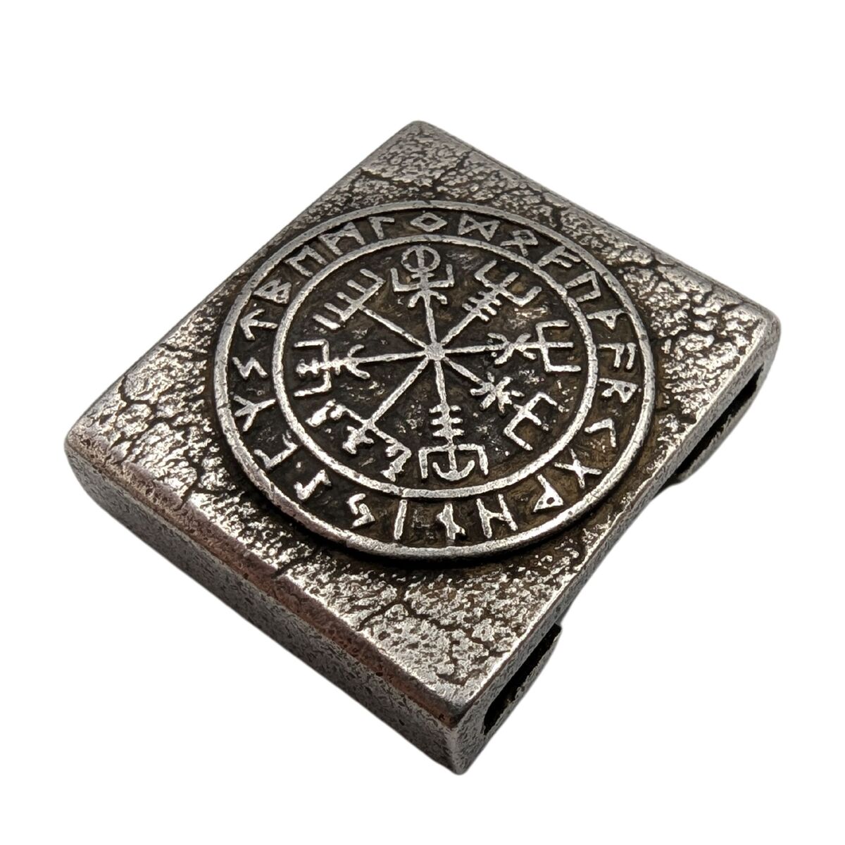 Vegvisir in runic circle molle clip
