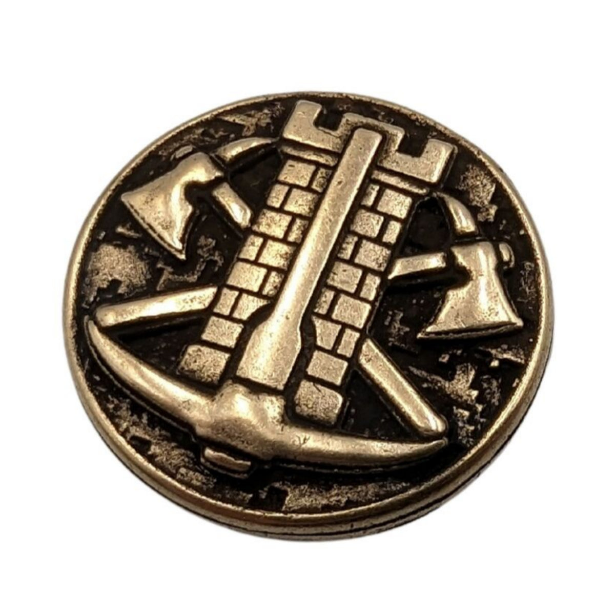 Engineering Corps paracord bead Bronze