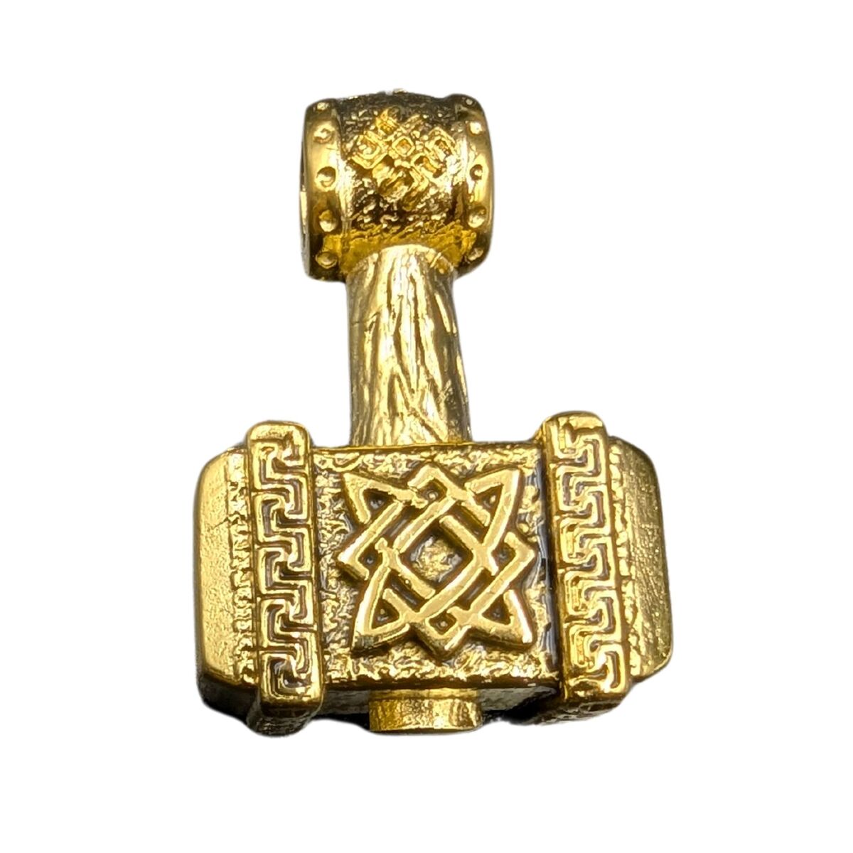 Svarog hammer pendant Gold plating