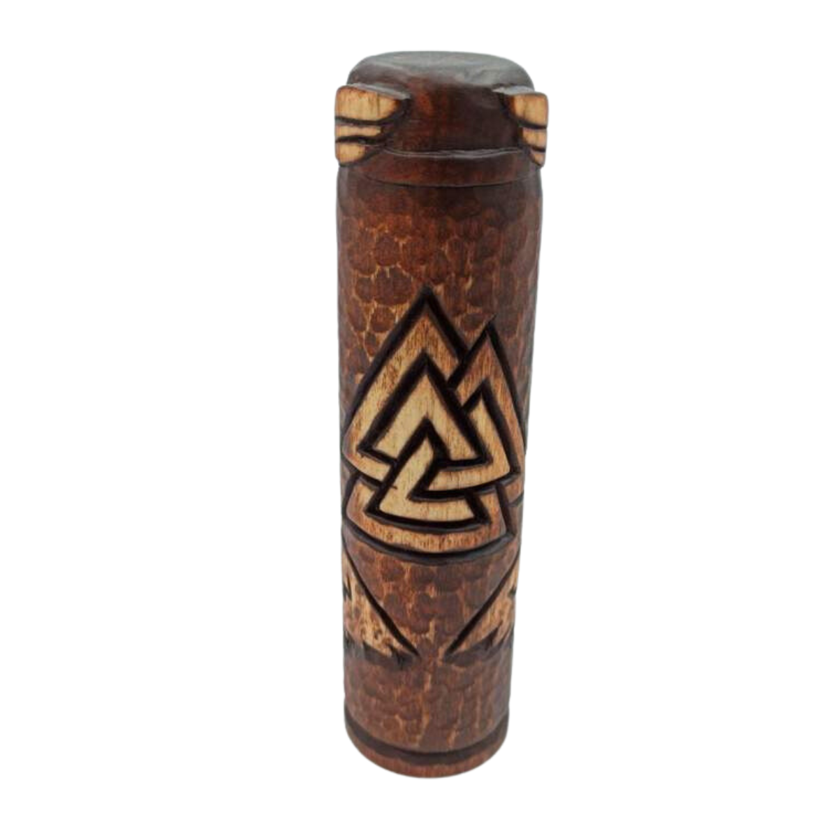 Odin wood carved figurine