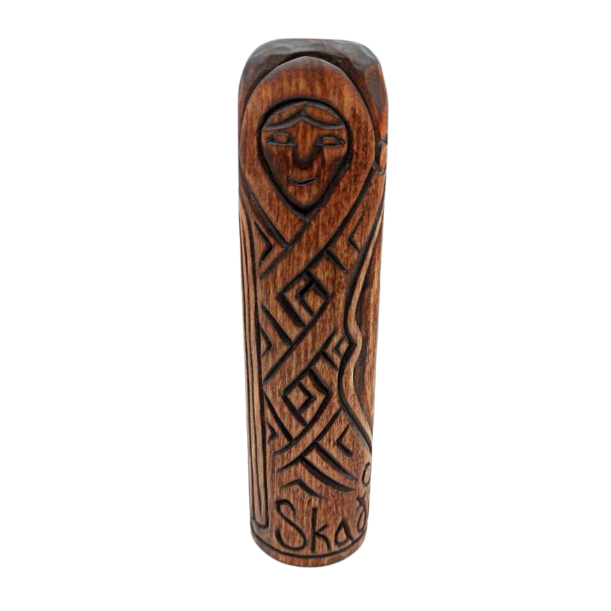 Skadi wooden statue