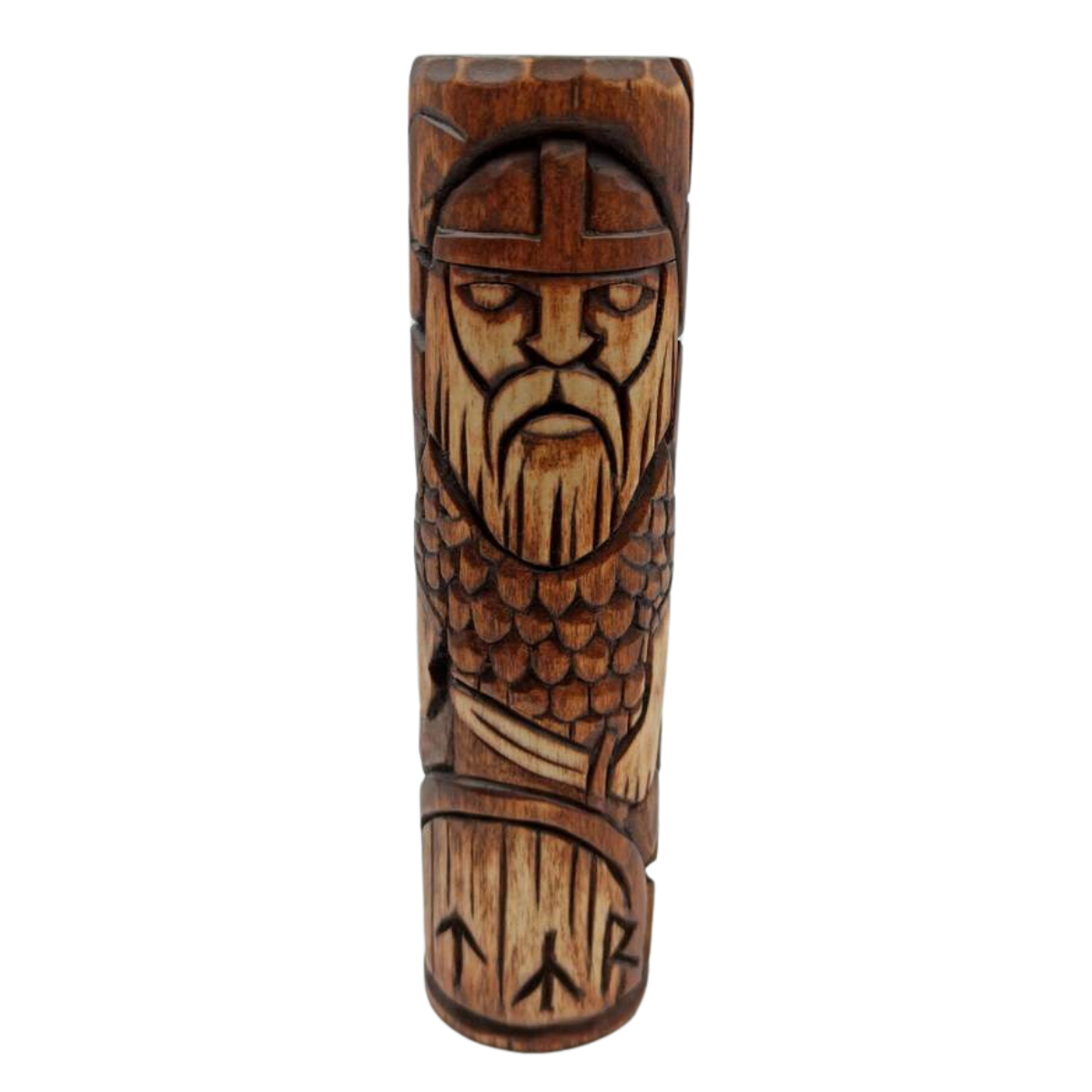 Tyr wood carved figurine