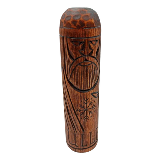 Ullr wooden statue