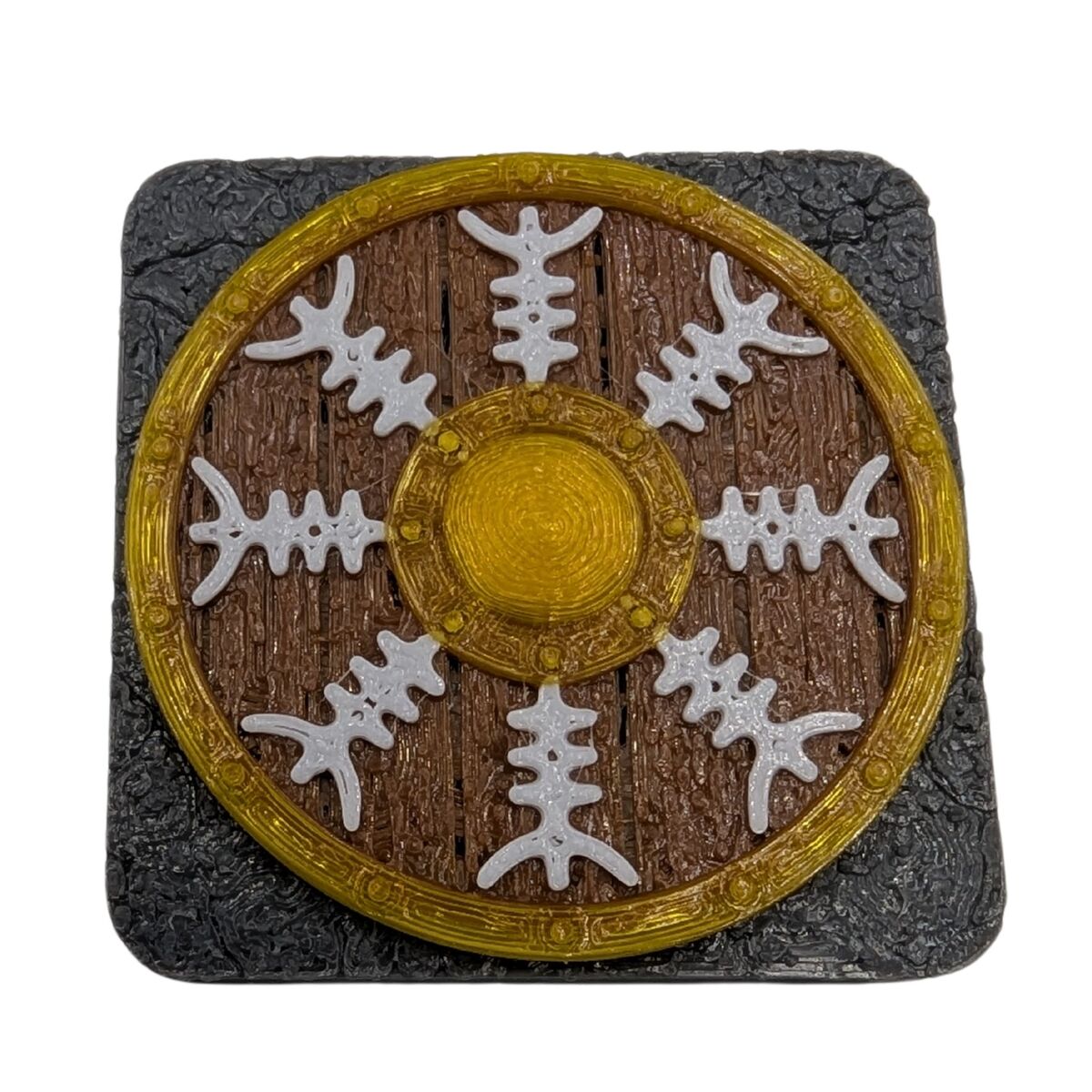 Helm of Awe on a Shield magnet Варіант 2