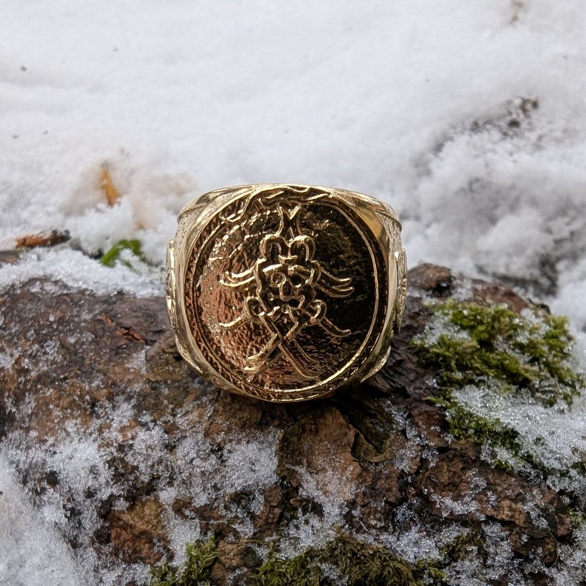 Mask of Odin Signet ring