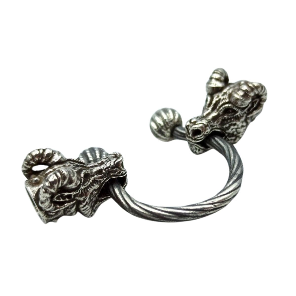 Viking goat necklace clasp