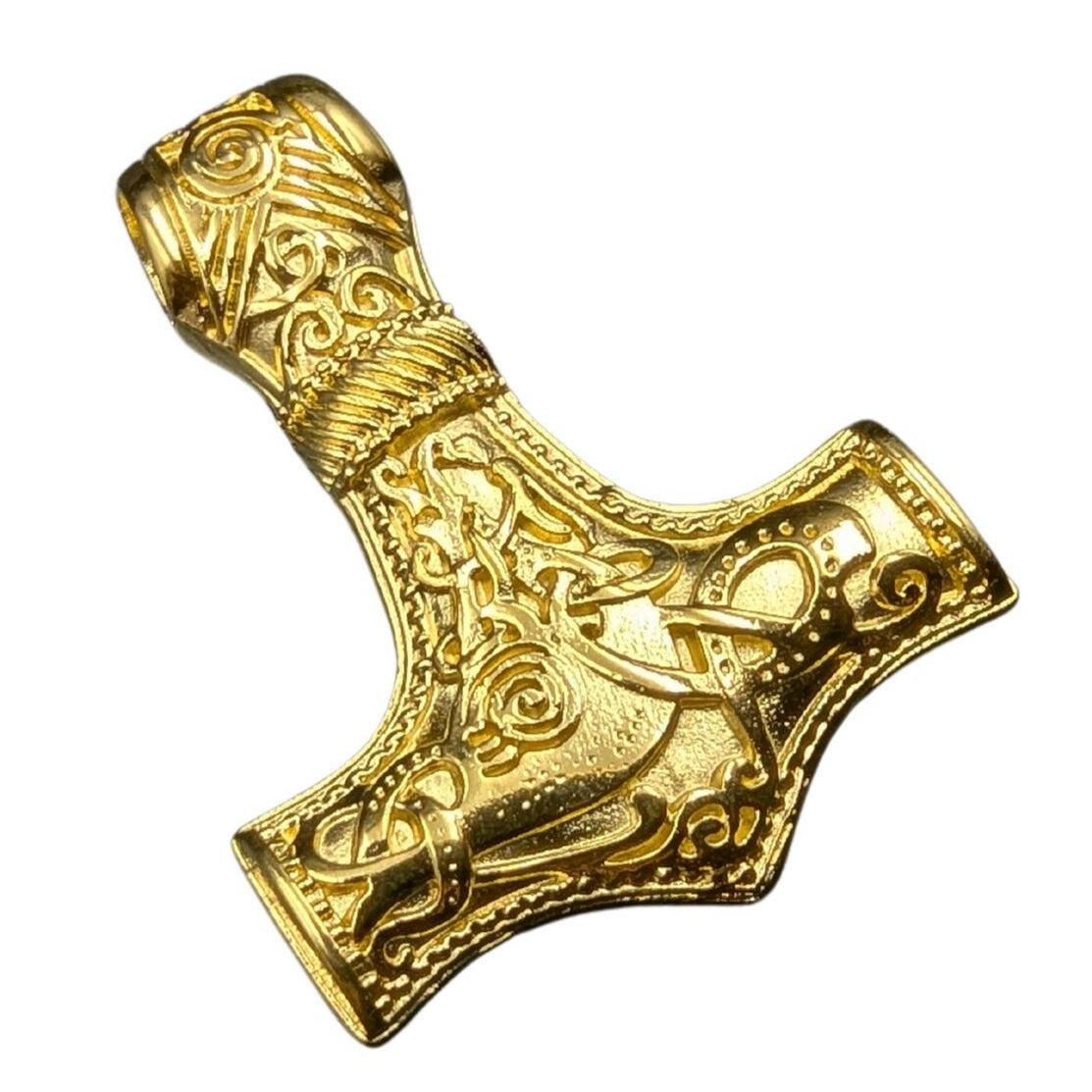 Mammen style Mjolnir pendant Gold plating