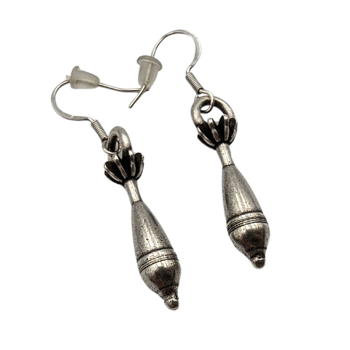 Mine earrings Silver plating