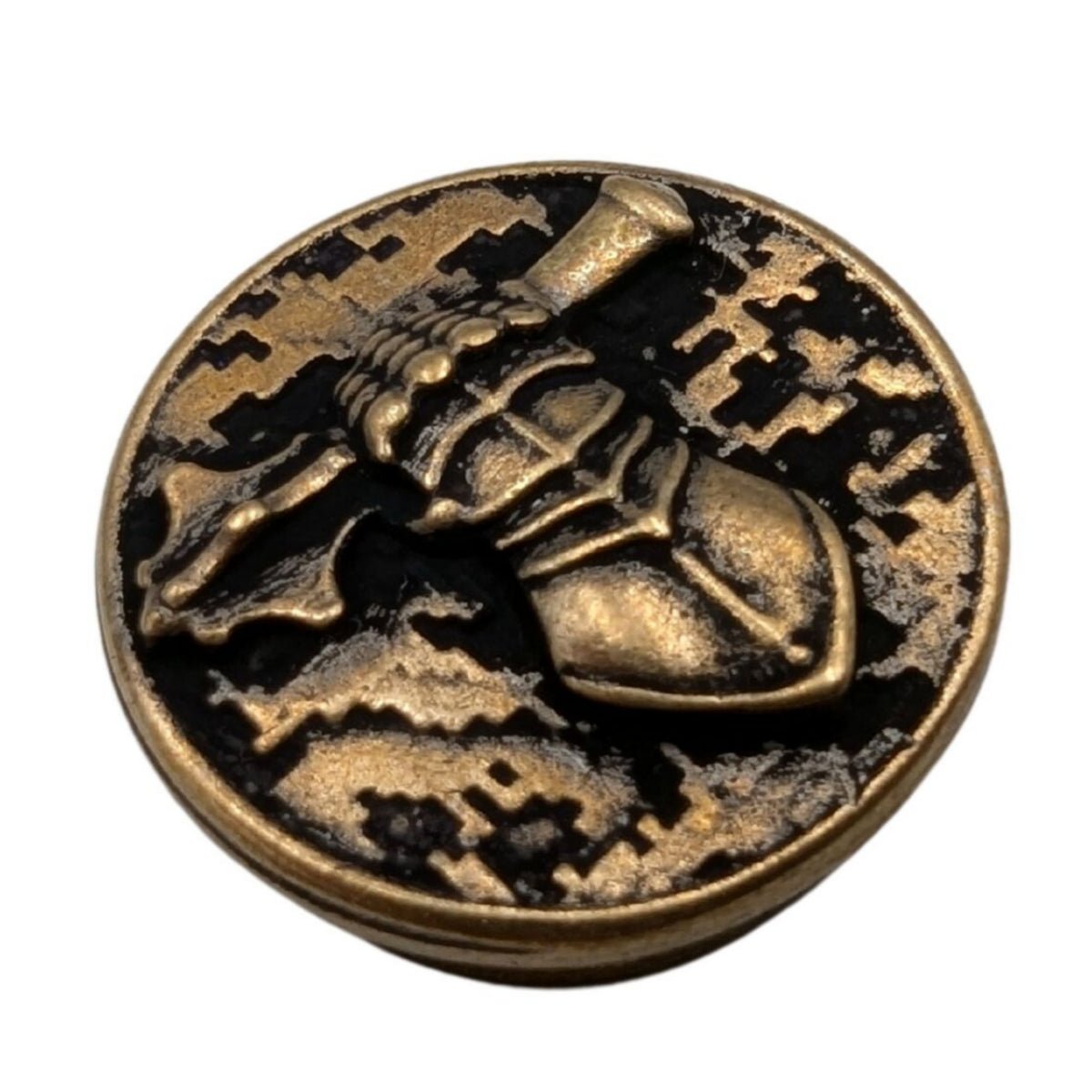 Ukrainian Tank Troops paracord bead Bronze