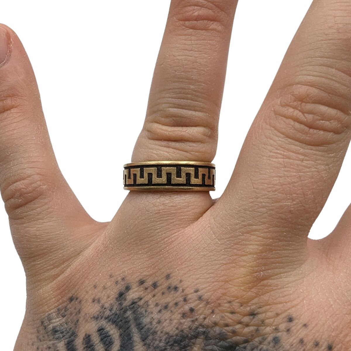 Ancient Greek ornament V2 ring