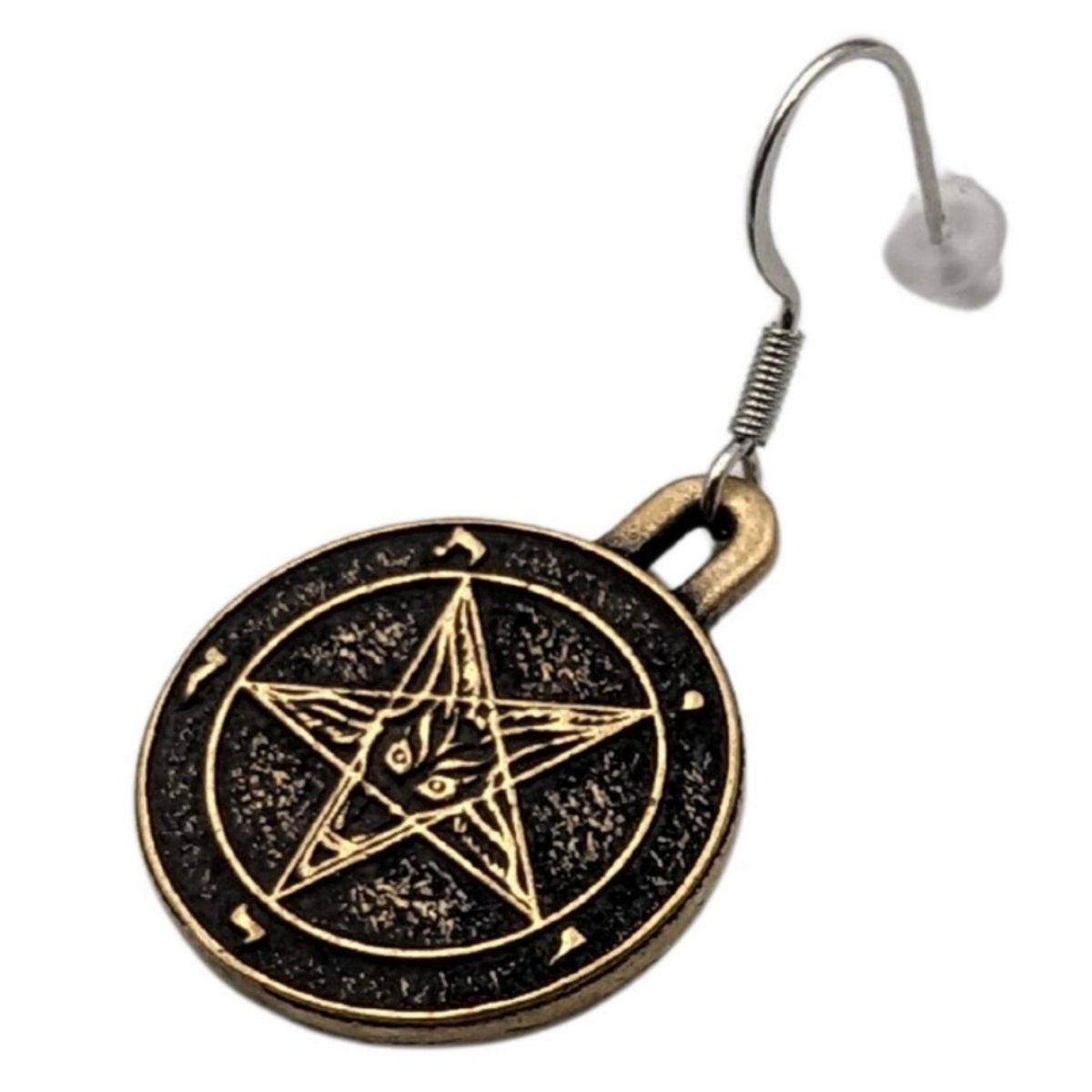 Baphomet symbol earrings