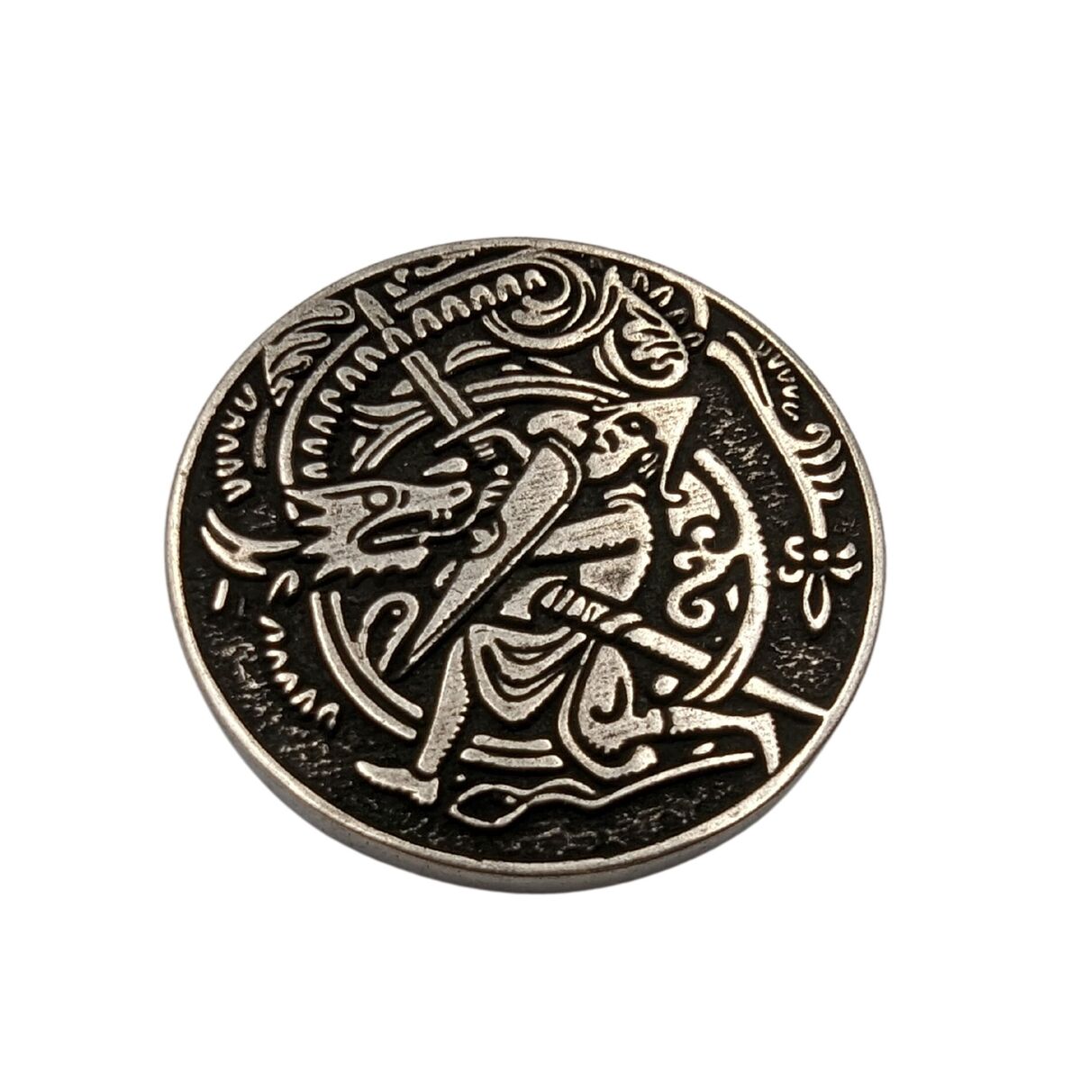 Helm of Awe custom coin