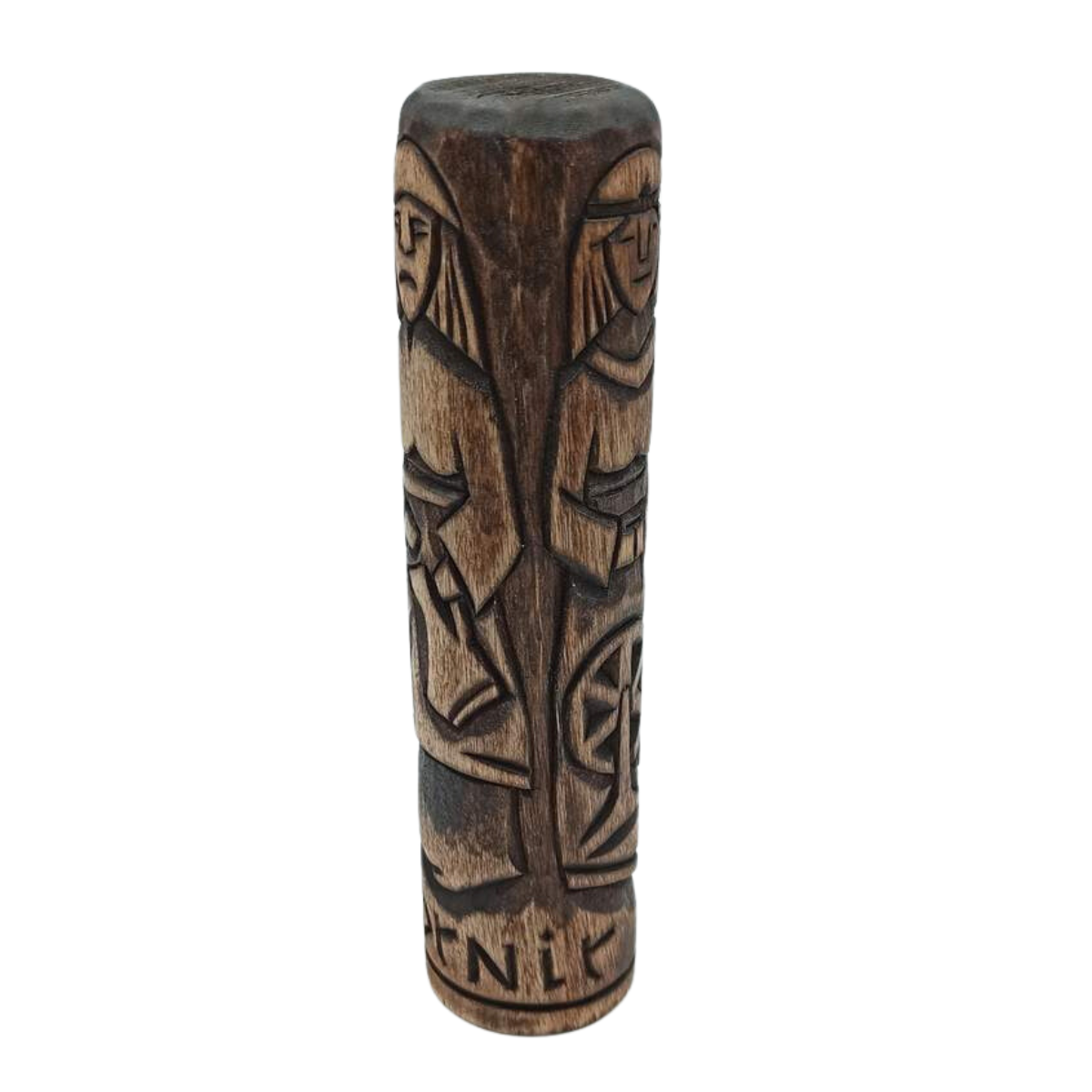 The Norns wooden statue