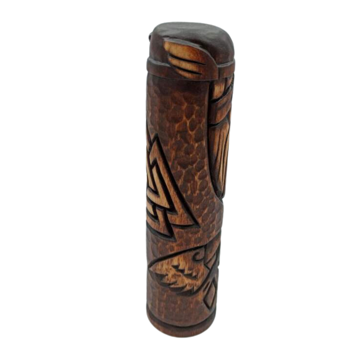 Odin wood carved figurine