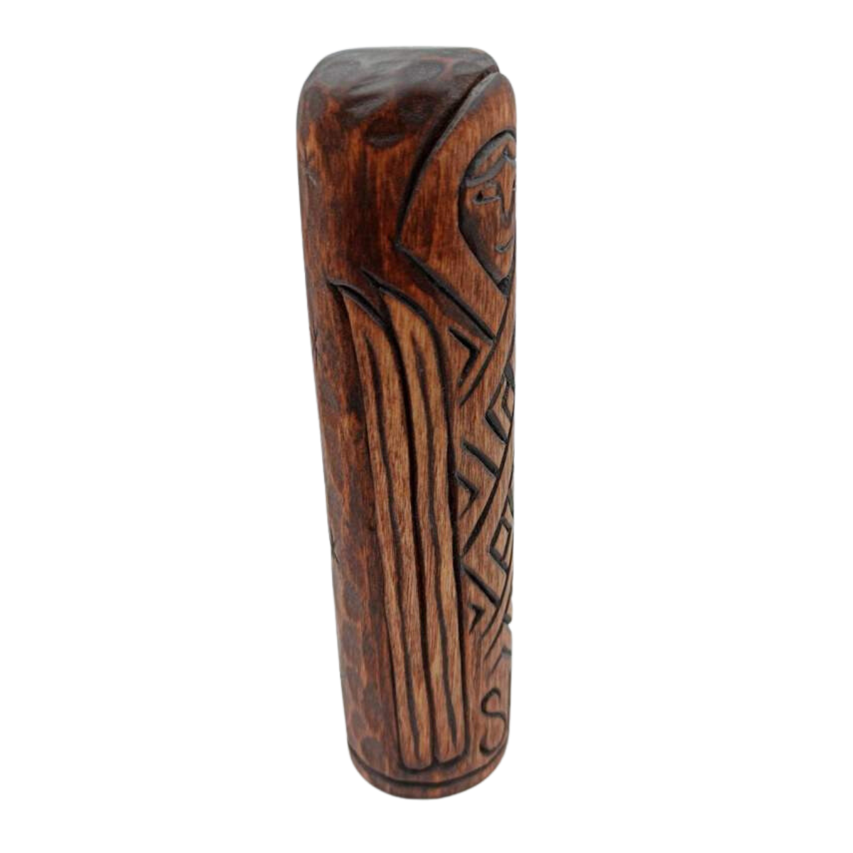 Skadi wooden statue