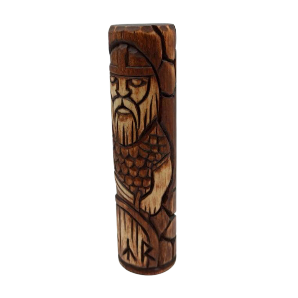 Tyr wood carved figurine