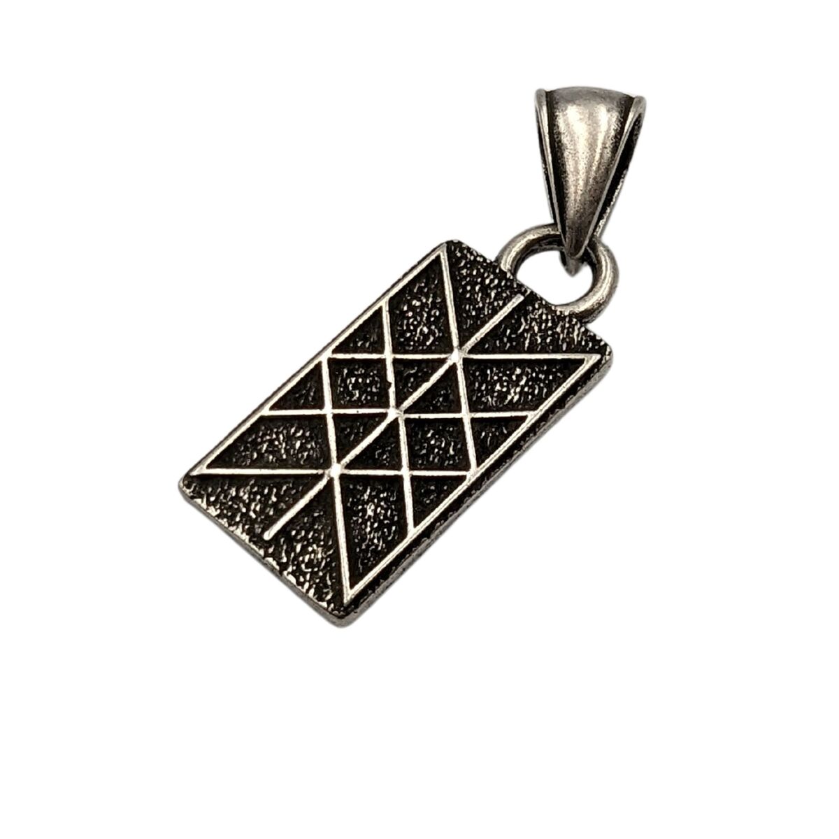 Web of Wyrd pendant Silver plating