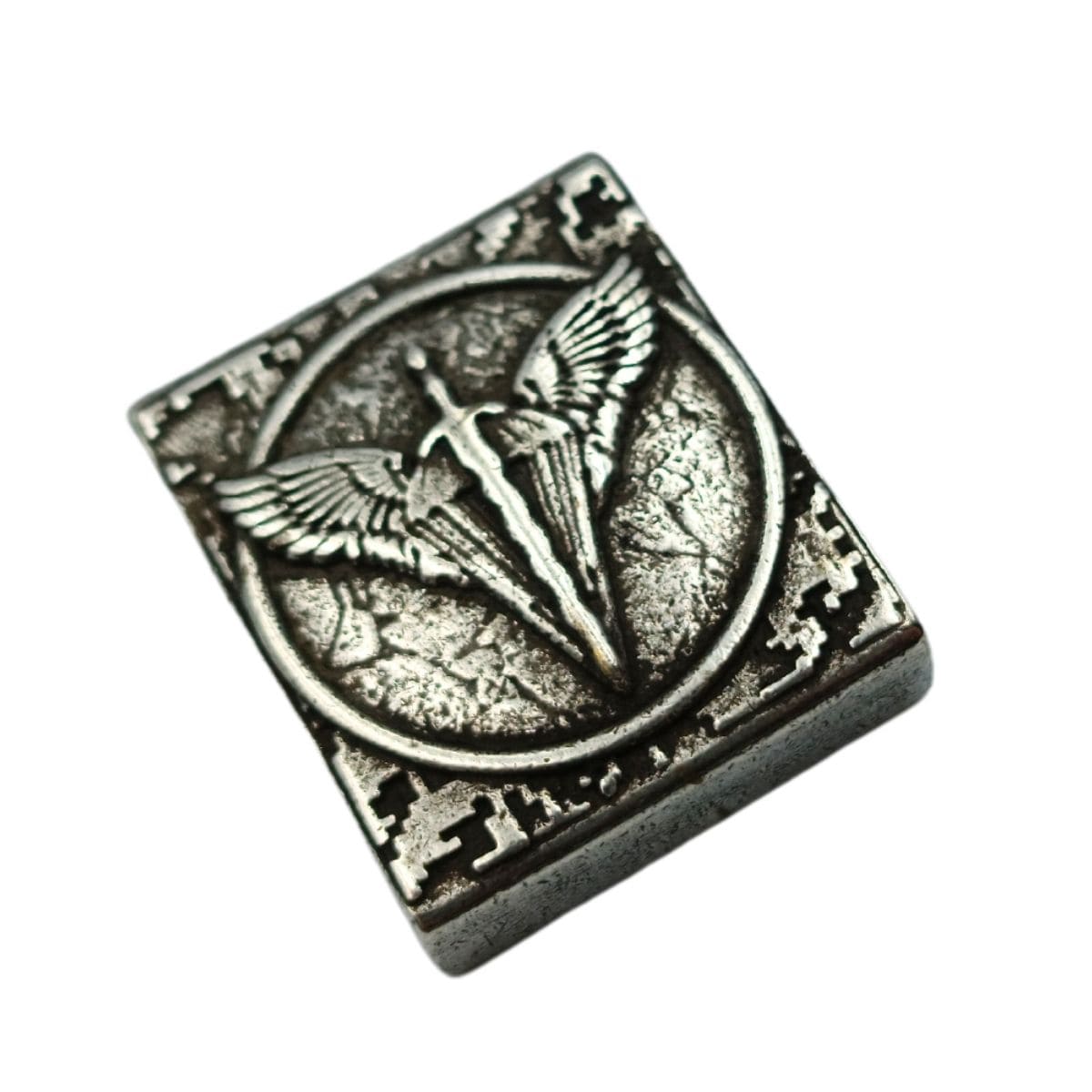 Ukrainian Air Assault Forces Molle clip Silver plated