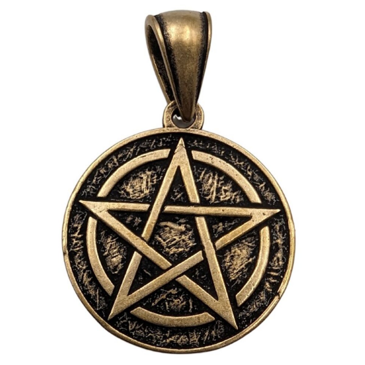 Pentagram pendant Bronze