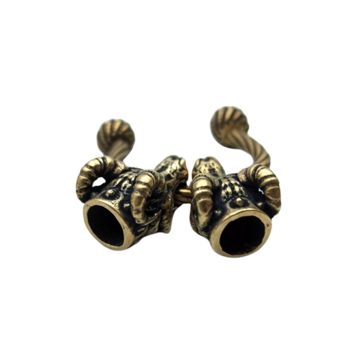 Viking goat necklace clasp