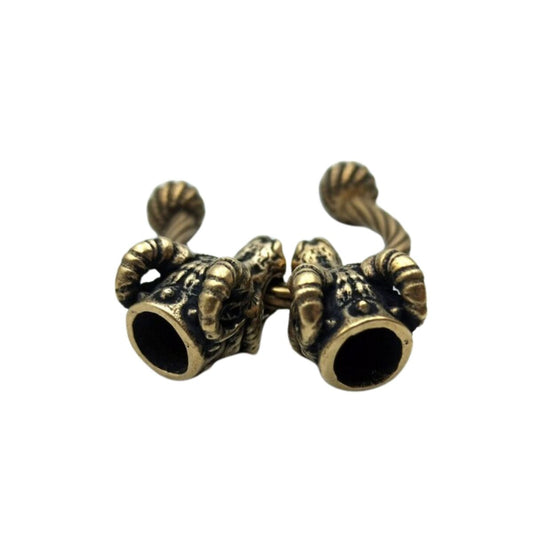 Viking goat necklace clasp