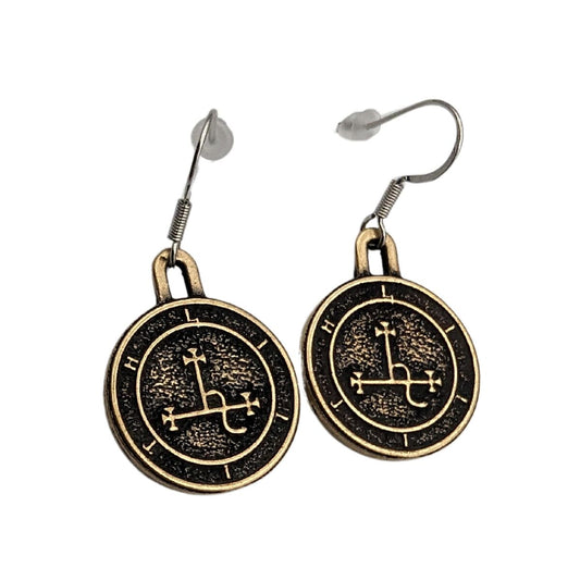 Lilith sigil earrings