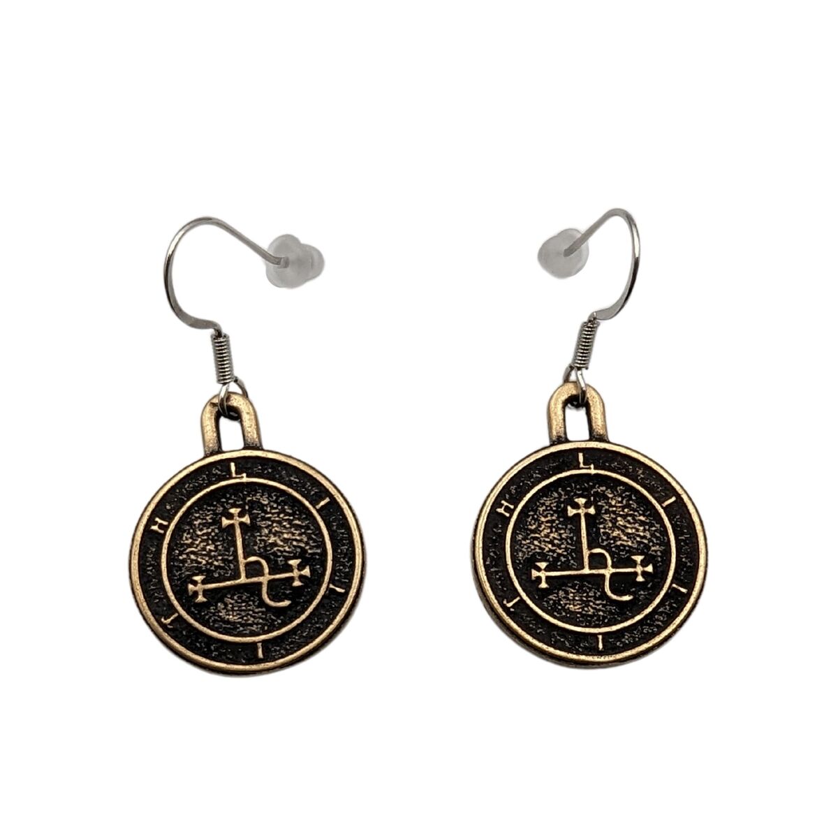 Lilith sigil earrings